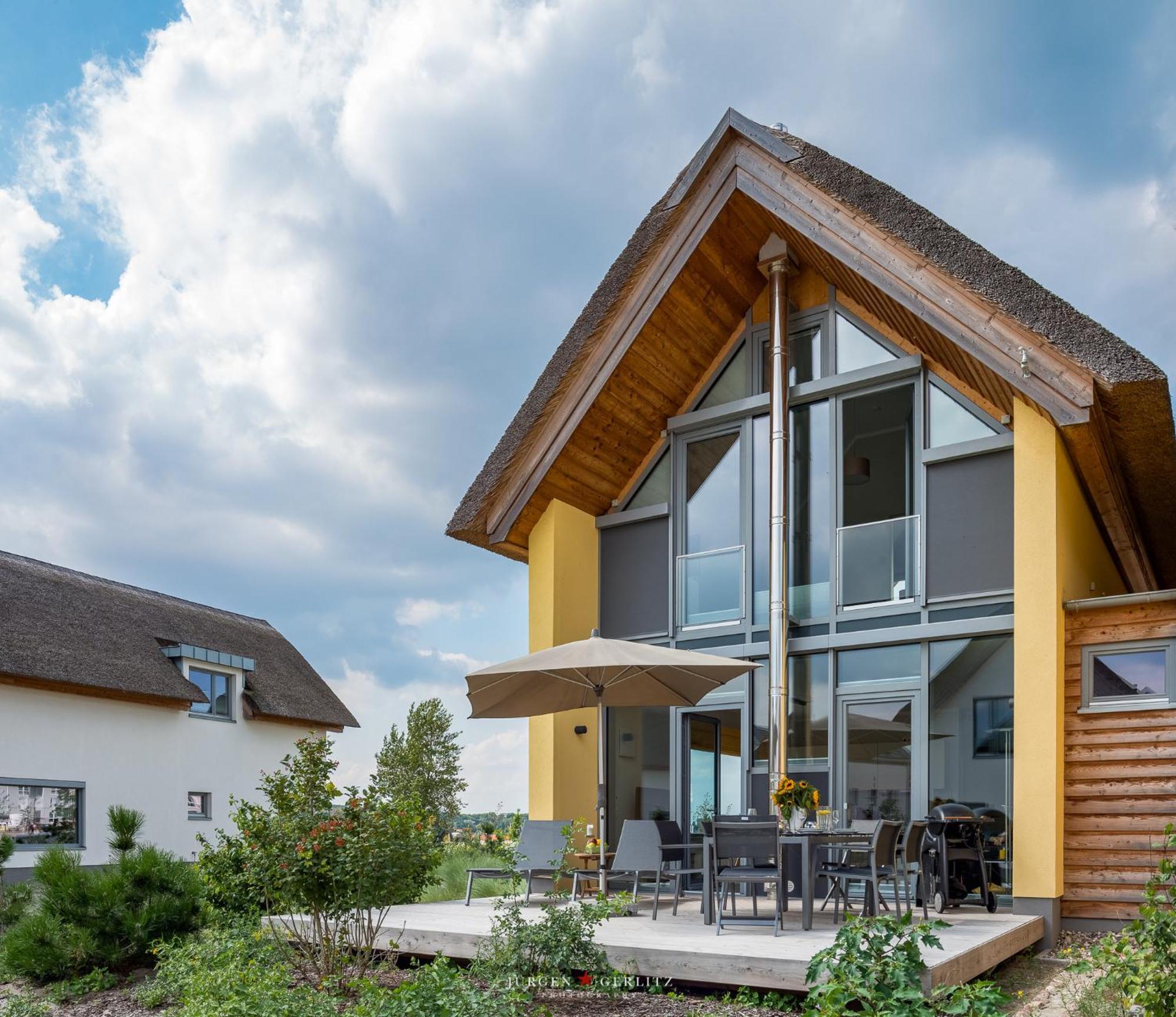 Ostsee - Reetdachhaus Nr 7 "Haddock" Im Strand Resort Heiligenhafen Eksteriør billede