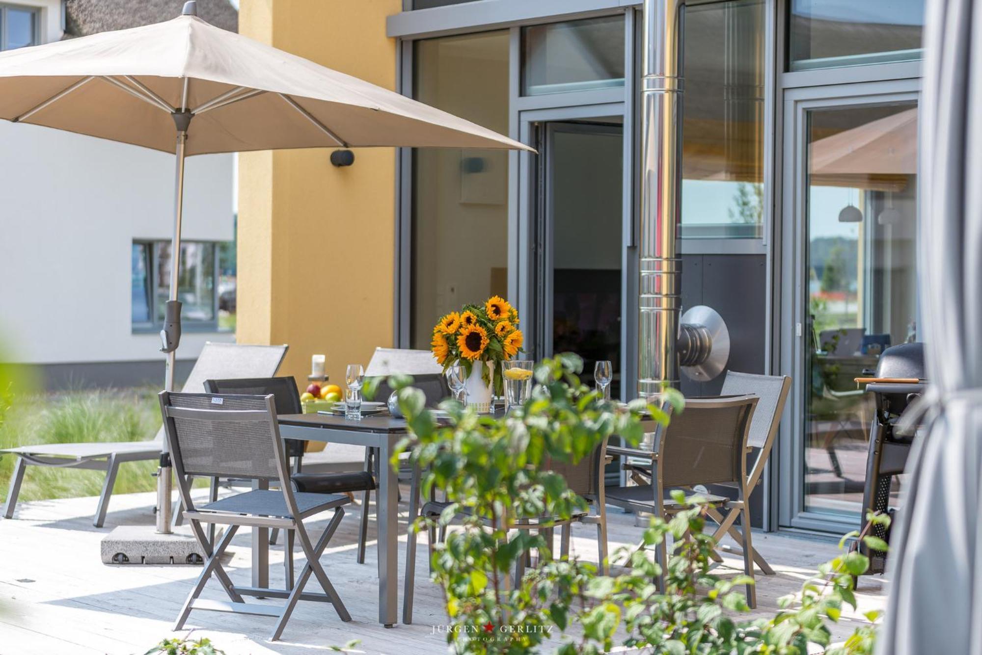 Ostsee - Reetdachhaus Nr 7 "Haddock" Im Strand Resort Heiligenhafen Eksteriør billede